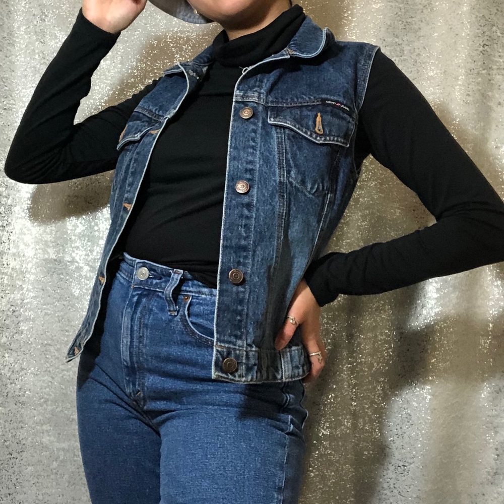 DKNY Jean Jacket Vest💙